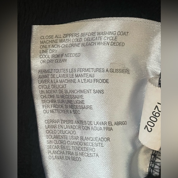 Michael Kors Softshell Moto Coat Belted Funnel Neck Hidden Hood - Picture 7 of 16